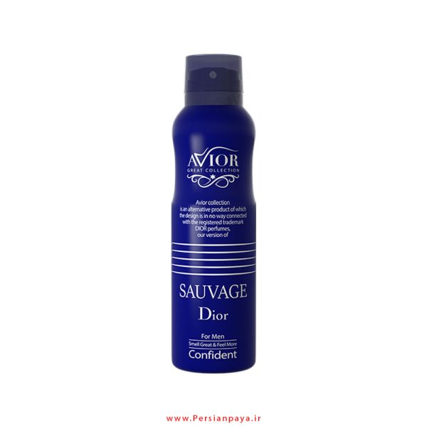 اسپری بدن مردانه اویور Avior با رایحه ساواچ دیور Sauvage Dior حجم 150 میلی لیتر