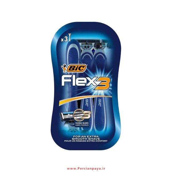 خود تراش بیک Bic مدل Flex 3 بسته 3 عددی