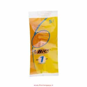 خودتراش یک لبه بیک Bic بسته 5 عددی