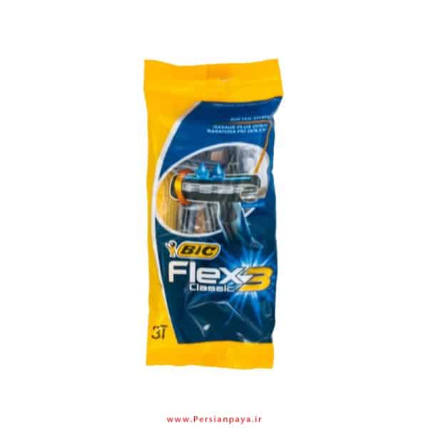 خودتراش بیک BIC مدل Flex 3 بسته 3 عددی