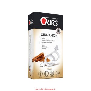 کاندوم تاخیری و گرم دارچین اورس Ours بسته 12 عددی