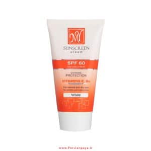 کرم ضد آفتاب فاقد چربی و بی رنگ SPF60 مای My مناسب پوست نرمال و خشک حجم 50 میلی لیتر