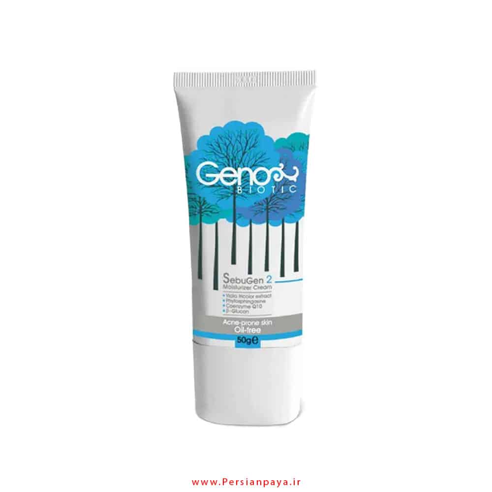 کرم رطوبت رسان ژنوبایوتیک Genobiotic مدل SebuGen 2 وزن 50 گرم